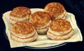 plate of biscuits