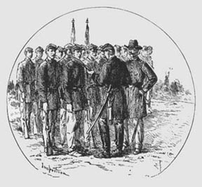 Edwin Forbes sketch "Inspection"