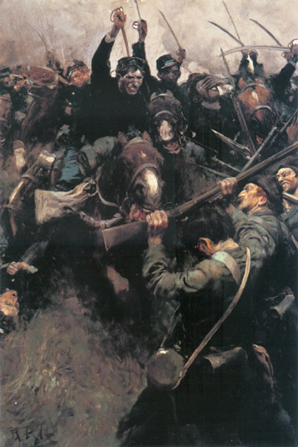 Howard Pyle "Cavalry Charge"