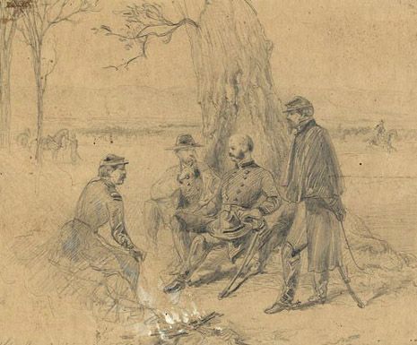 Arthur Lumley sketch Burnside Visits Franklin