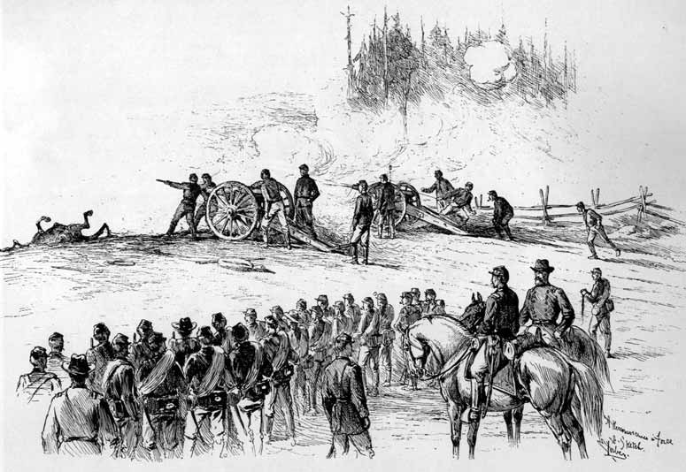 Edwin Forbes sketch Reconaissance in Force