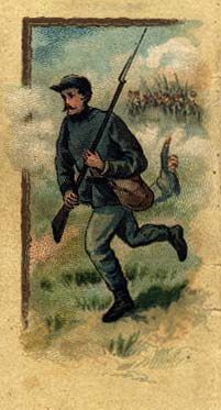 sketch of a man running away