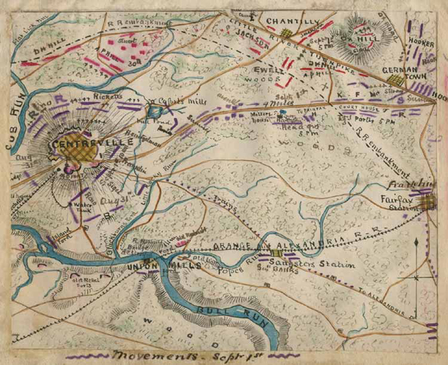Movement of troops August 31, Henry Sneden