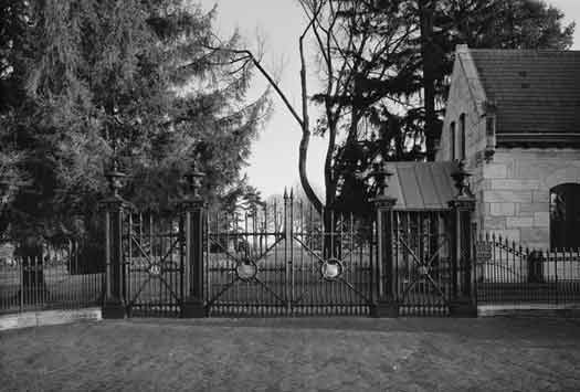 Gates to Antietam National Cemetery