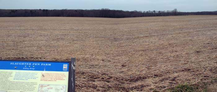 Fredericksburg, the field where the 13th MA skirmished