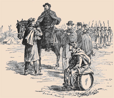 Frank Beard Illustration, "Awaiting Orders"