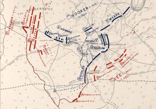 Map, May 2nd about 6 p.m.