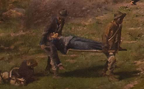 Cyclorama graphic, Stretcher Bearers