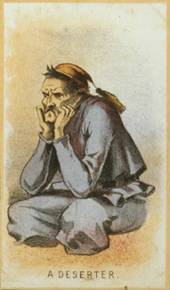 Winslow Homer humorous sketch "Deserter"