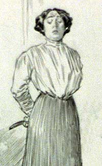 Frederick Steele Dorr Illustration of a school teacher