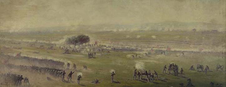 Edwin Forbes Painting, "Pickett's Charge"