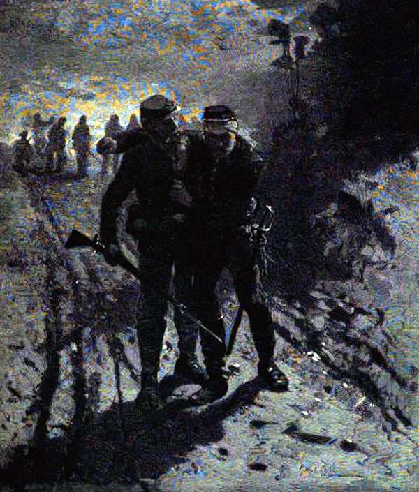 Gilbert Gaul Illustration "To The Rear"