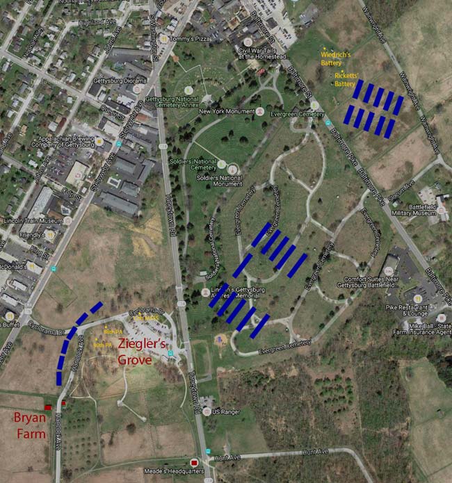 satellite map with Robinson's positions transposed
