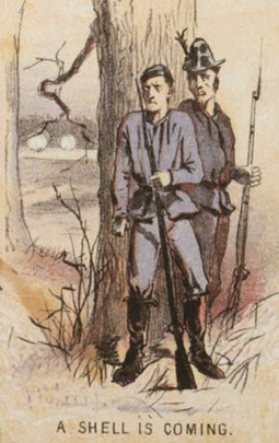 A Shell Is Coming, by Winslow Homer