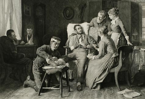 In the Hands of the Enemy by Thos. Hovenden