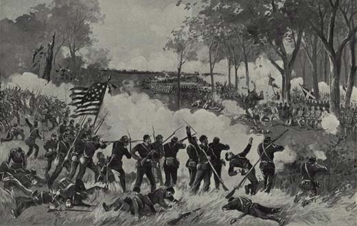 Repelling the Confederate Attack, May 3rd