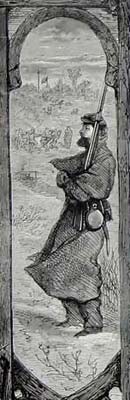 illustration of Union Picket by Thomas Nast