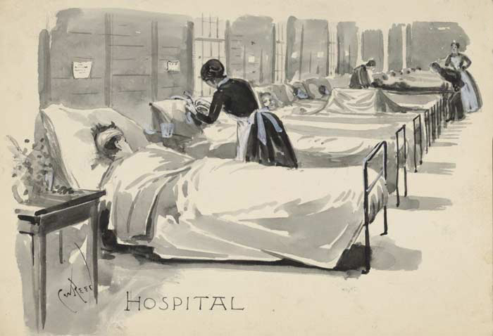 Charles Reed Illustration; Hospital