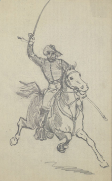 Charles Reed illustration of Cavalry Trooper