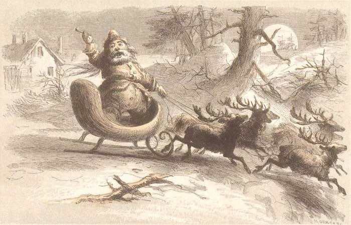 Santa illustration by F. O. C. Darley