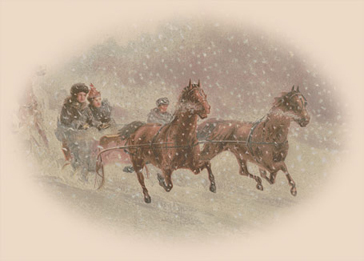 Sleigh Ride Illustration