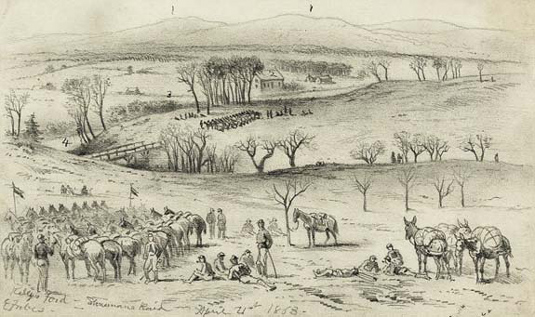 Stoneman's Cavarly at Kellys Ford April 21