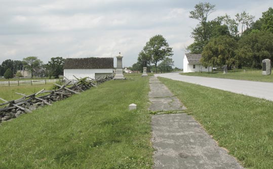 Stonewall south of the Bryan Barn