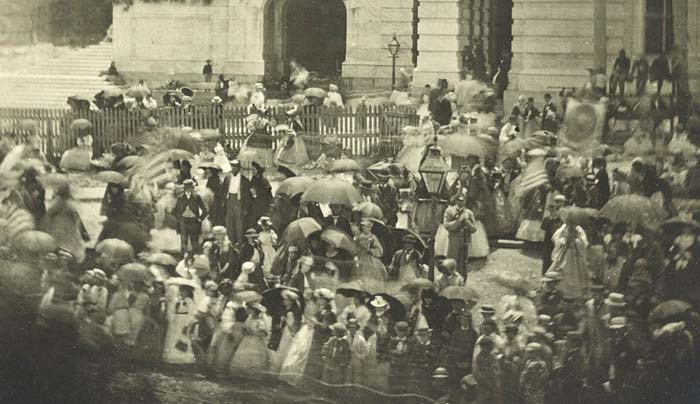 Crowd in front of the Capitol, 1865