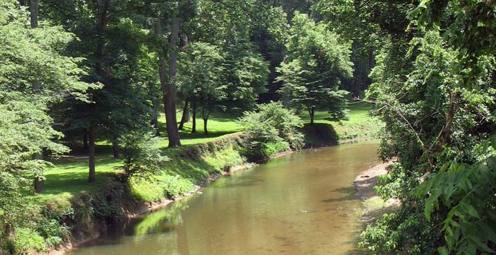 Goose Creek, the crossing north of Middleburg