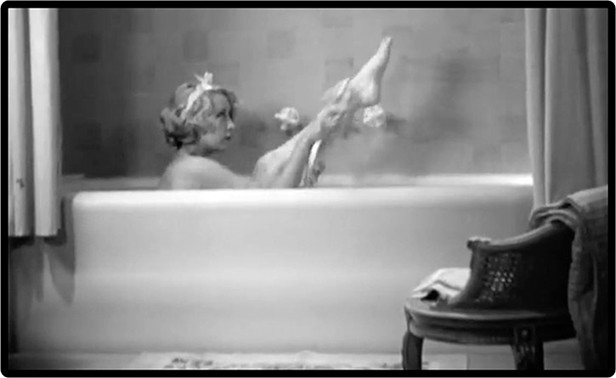 Joan Blondell bathing, from Blonde Crazy, 1931