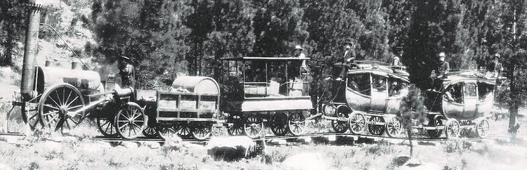 Railroad from Buster Keaton's Our Hospitality