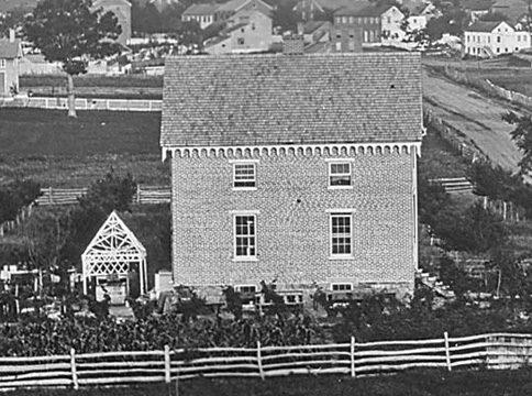 Home of Miss Carrie Sheads around the time of the battle