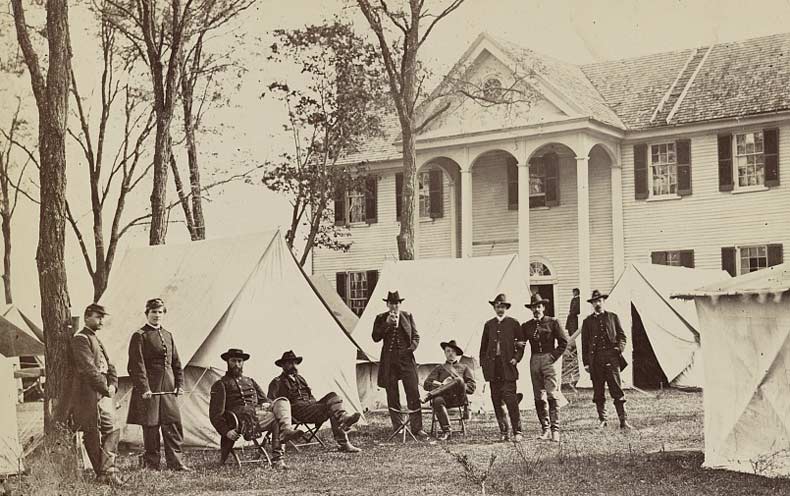 General Meade's Headquarters at the Wallach House