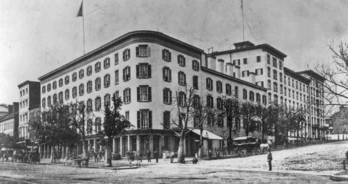 Willards Hotel before the build up