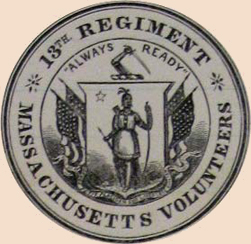 Seal and motto of the 13th Mass. Vols.