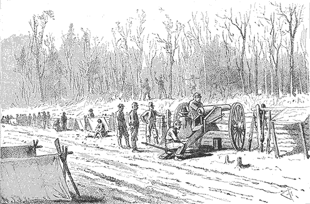 Breastworks Along the Road, May 7