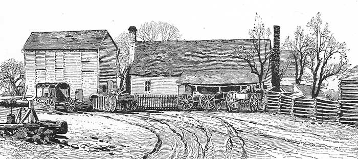 Todd's Tavern illustration from a photo