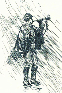 buglar in the rain