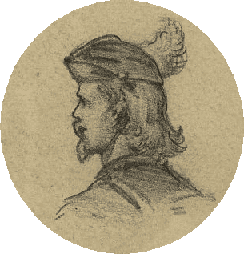 Edwin Forbes sketch of one of the Bucktails, April 30 1863