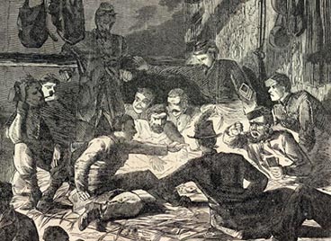 Winslow Homer illustration of poker players