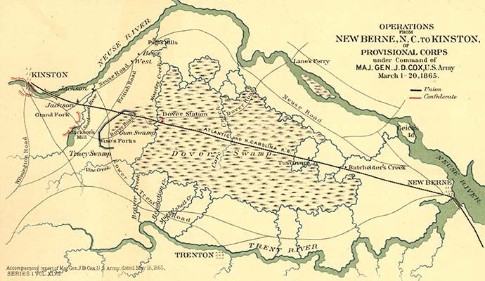 Map of New Berne Area