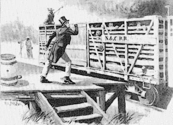 Illustration of union pow train