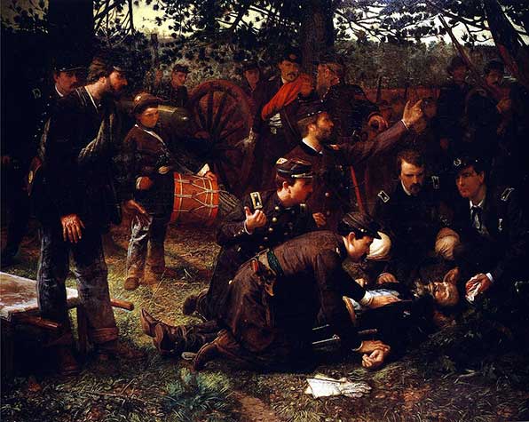 Julian Scott Painting, Death of General Sedgwick