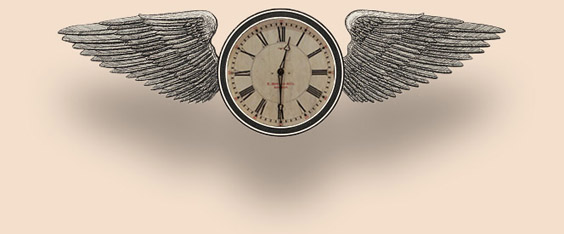 winged time