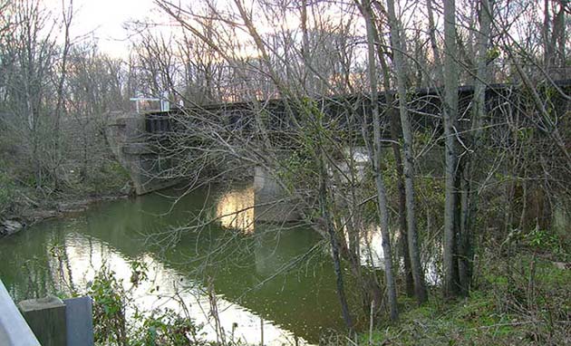 Railroad Bridge over Cedar Run at Mitchell's VA