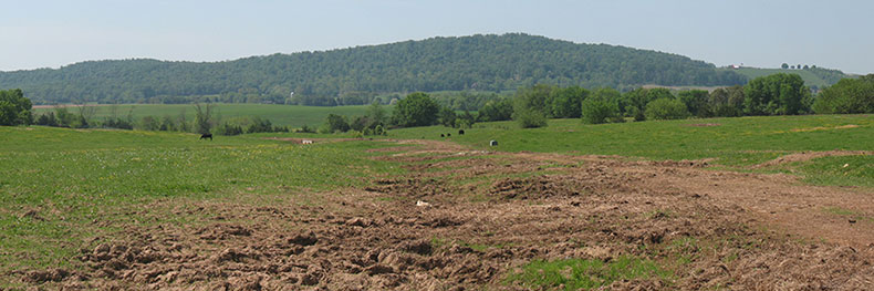 Pony Mountain from the East looking West