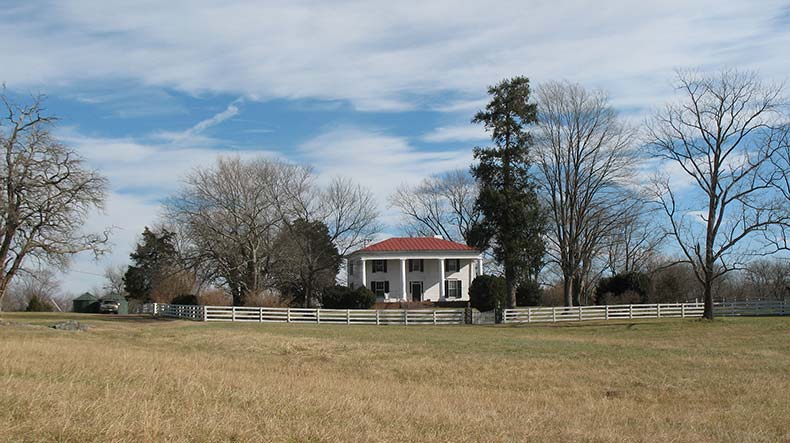 The estate called Struan, or, Robinson's on Civil War Maps